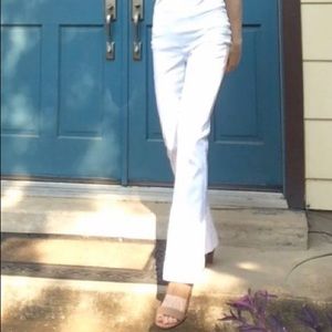 Chic white slacks Limited Exact Stretch